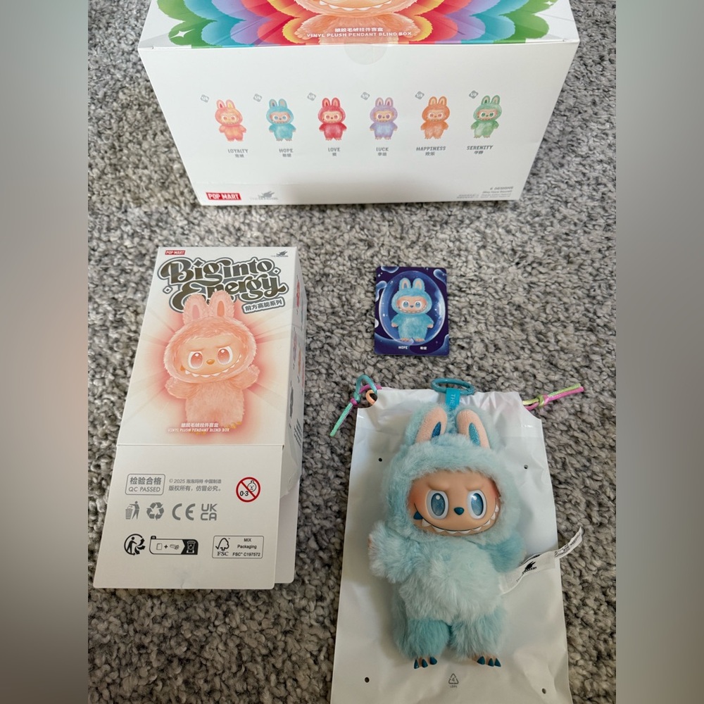 (Open Box) Labubu 3.0 Big into Energy Hope